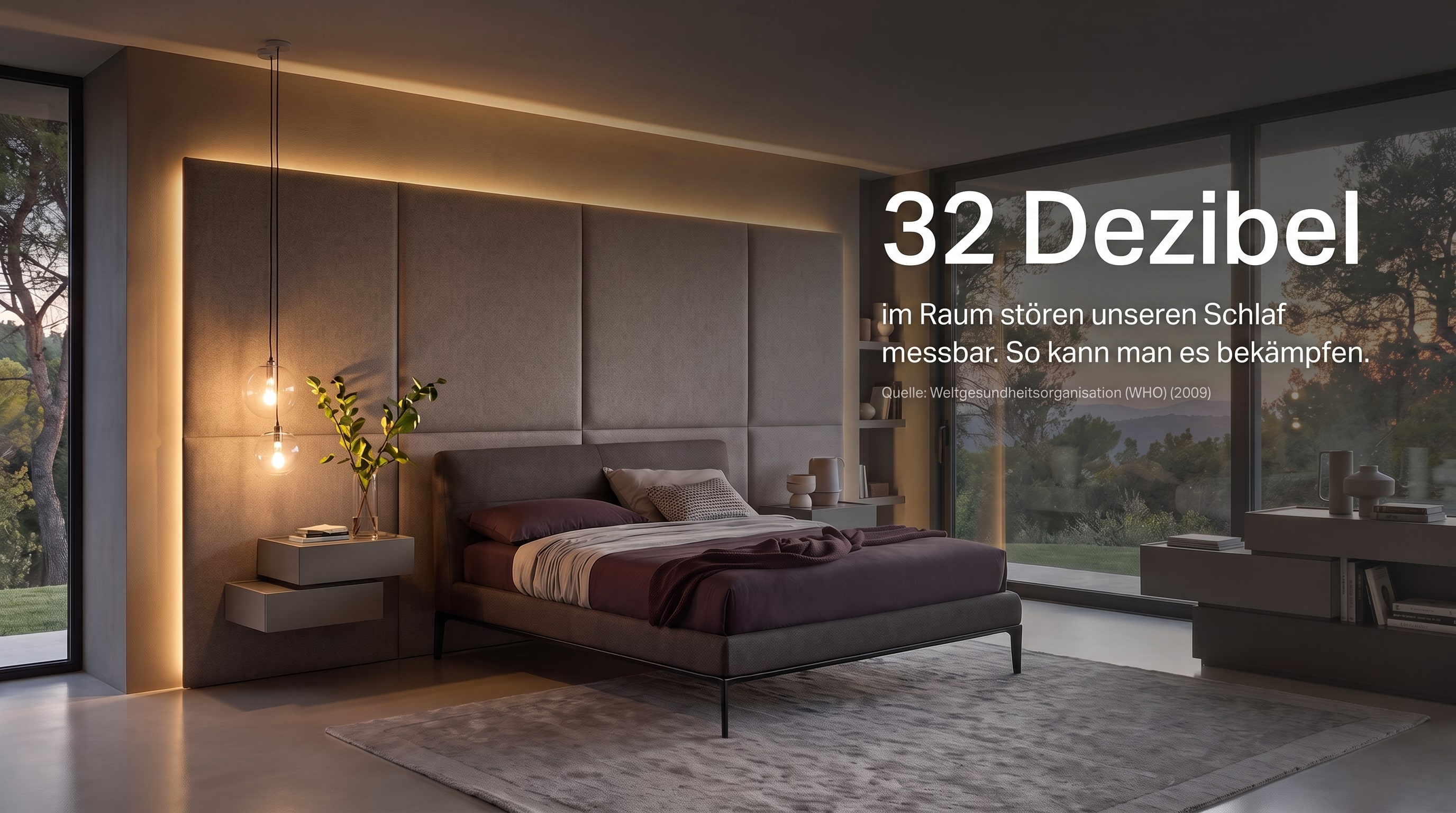 32 Dezibel &ndash; Schon 32 Dezibel im Raum st&ouml;ren unseren Schlaf messbar.