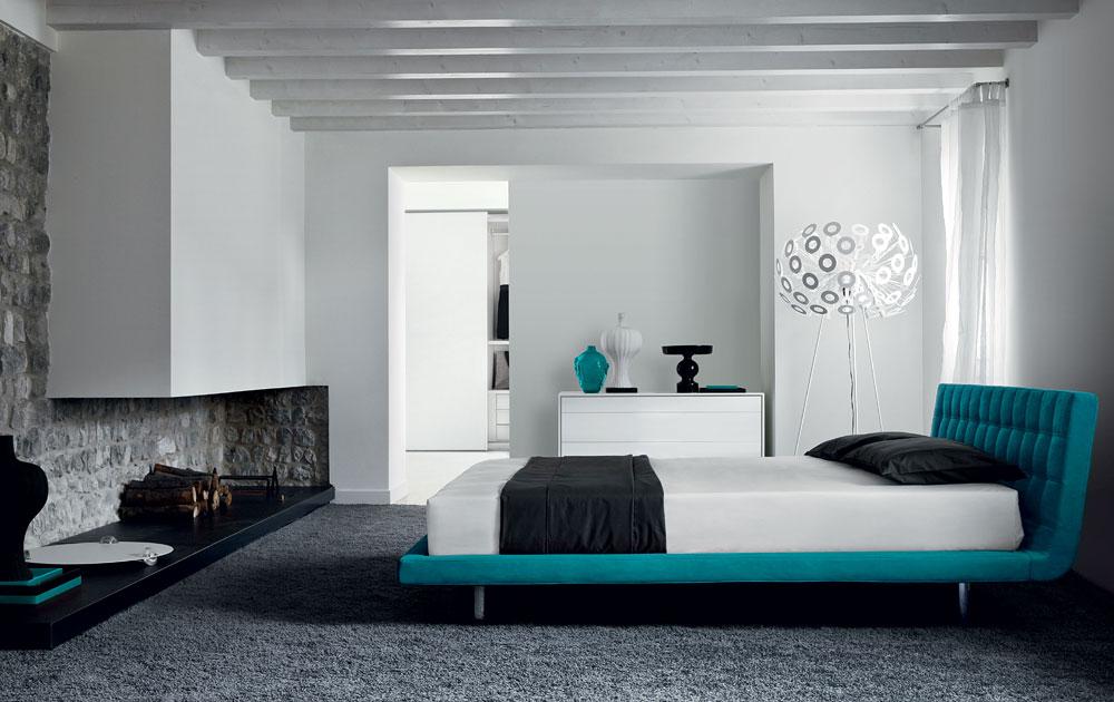 Upholstered Bed Turquoise Trend Cover 2015