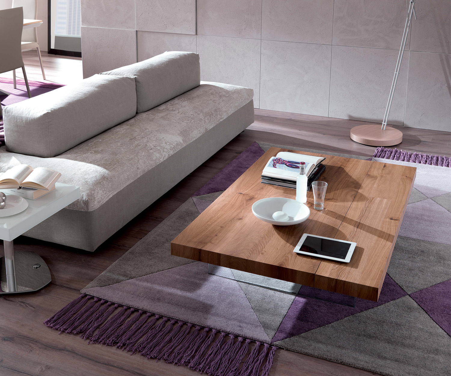 Höhenverstellbarer Ozzio Couchtisch Markus T063 