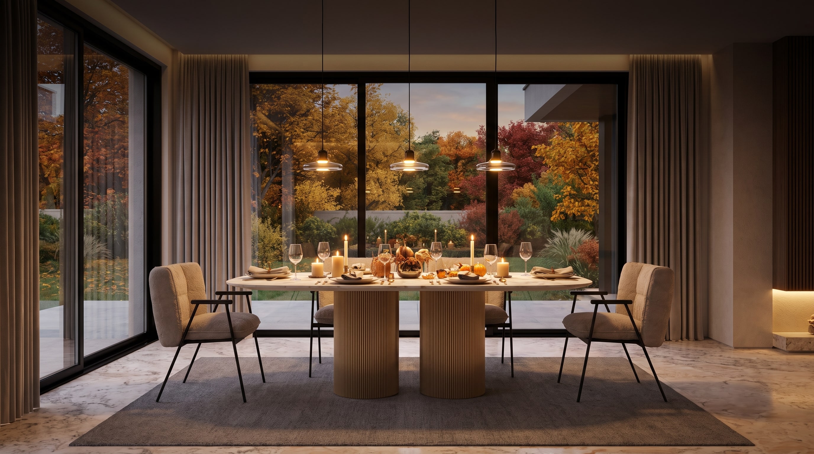 Designermöbel Esszimmer: Die Wirkung skulpturaler Tische im Herbstlicht Designermöbel Esszimmer: Die Wirkung skulpturaler Tische im Herbstlicht