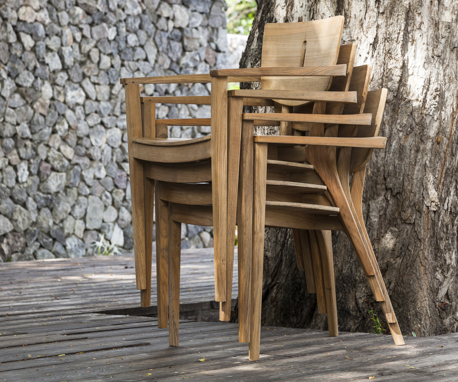 Oasiq Diuna Series Teak Armchair Chair