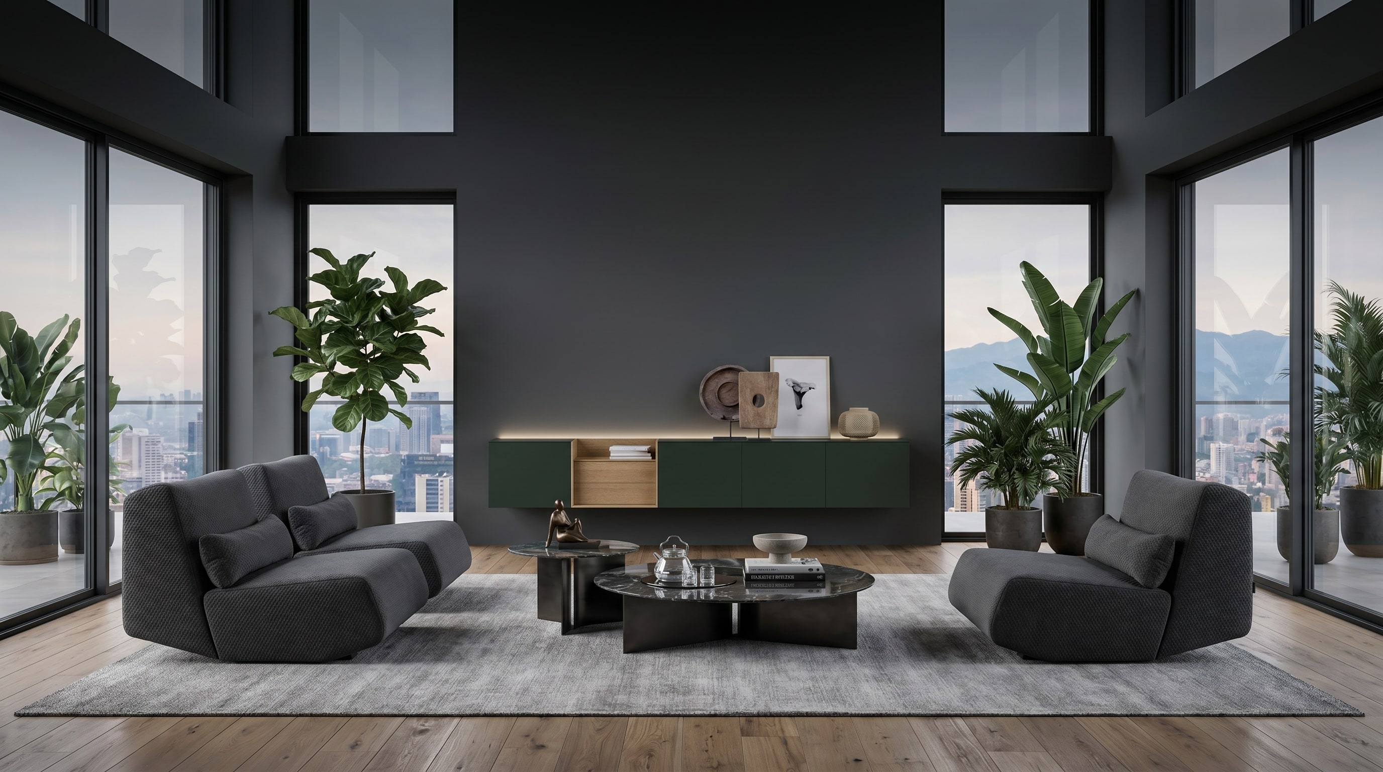 Wohnzimmer Farbe: Die Designregel für scheinbar schwerelose Decken Wohnzimmer Farbe: Die Designregel für scheinbar schwerelose Decken