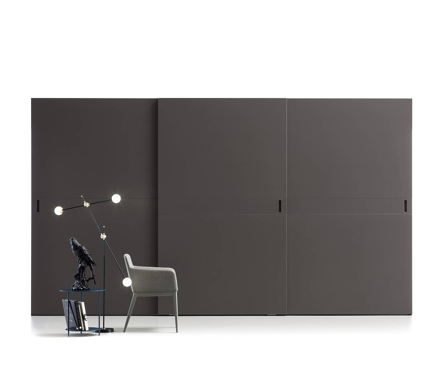 Novamobili Kleiderschrank Class Quarzo Matt