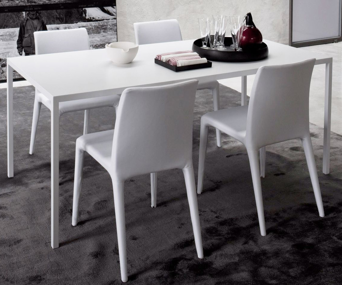 Exclusive Novamobili Design table Filo white matt Exclusive Novamobili Design table Filo white matt