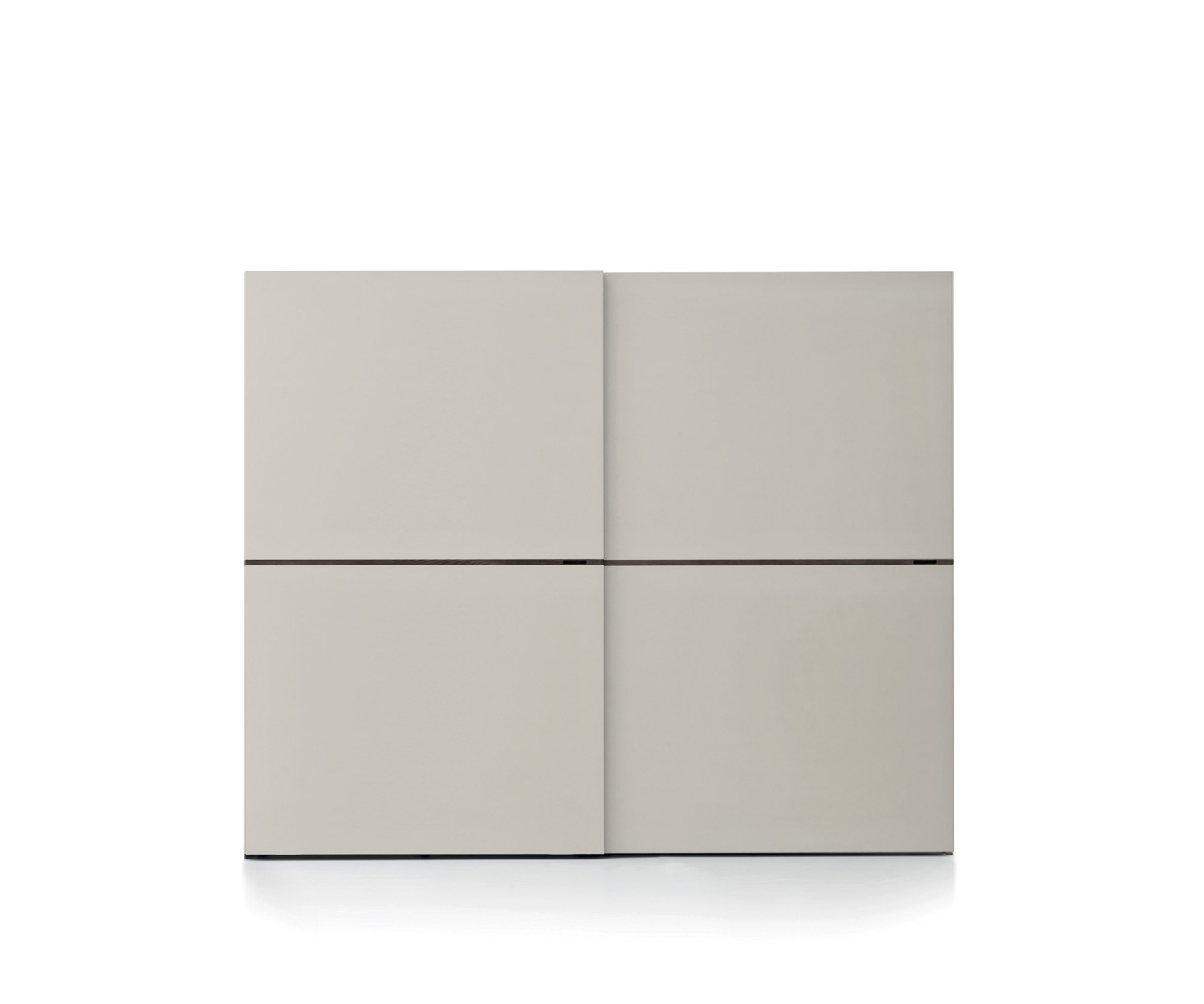 250 cm Designer Kleiderschrank Middle mit Schiebetüren in Beige Matt 250 cm Designer Kleiderschrank Middle mit Schiebetüren in Beige Matt