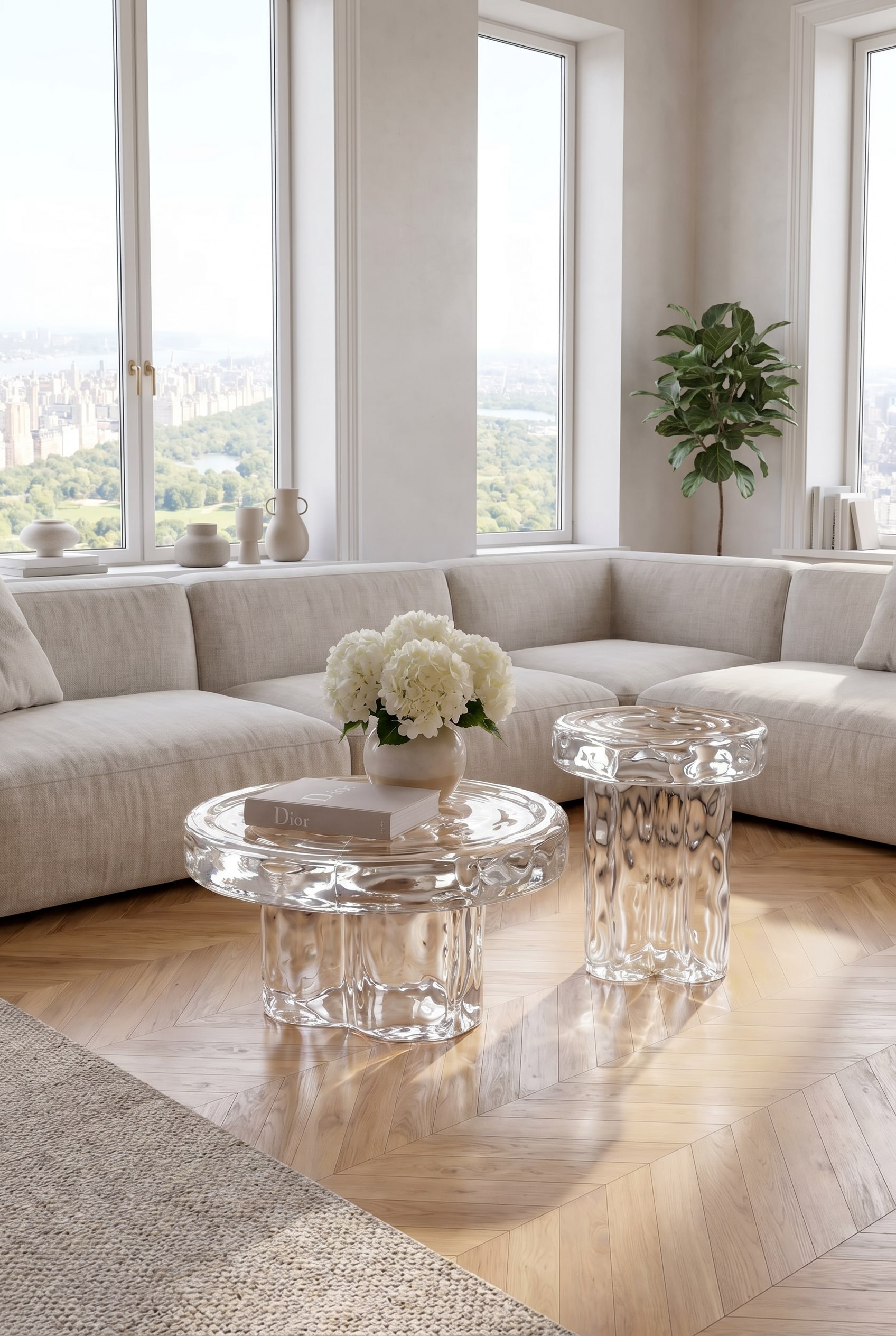 Miniforms Couchtisch Soda im modernen Wohnzimmer als elegantes Statement-Piece