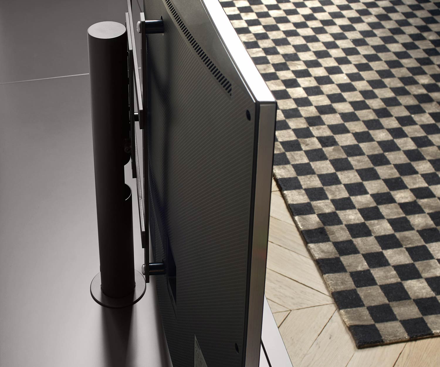 Moderne Livitalia Design Wohnwand C43 im Detail Design Lowboard mit TV Halterung Moderne Livitalia Design Wohnwand C43 im Detail Design Lowboard mit TV Halterung