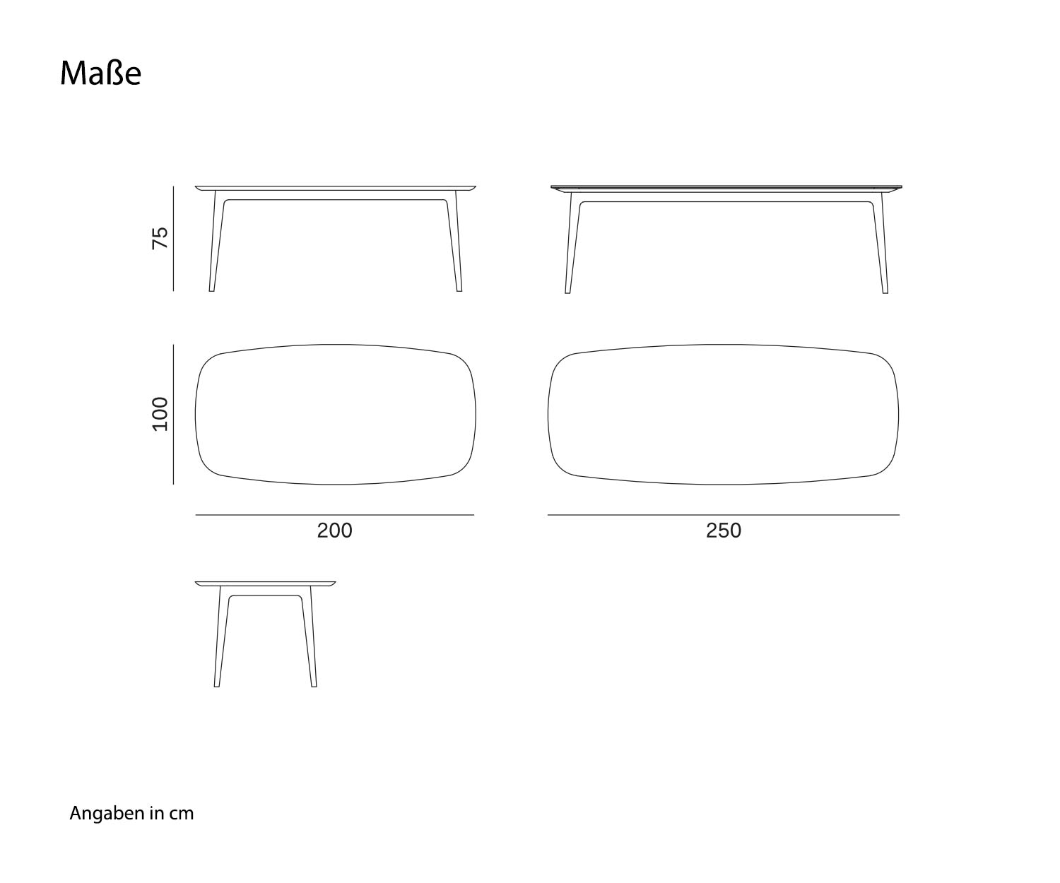 Novamobili Design Tisch Hanami Größen Größenangaben Novamobili Design Tisch Hanami Größen Größenangaben