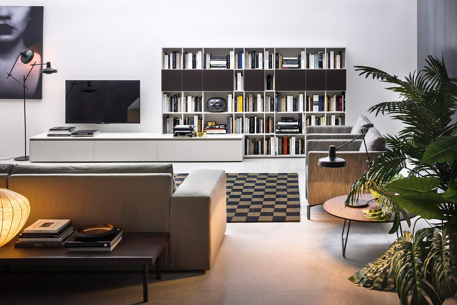Philodendron Living Room Design