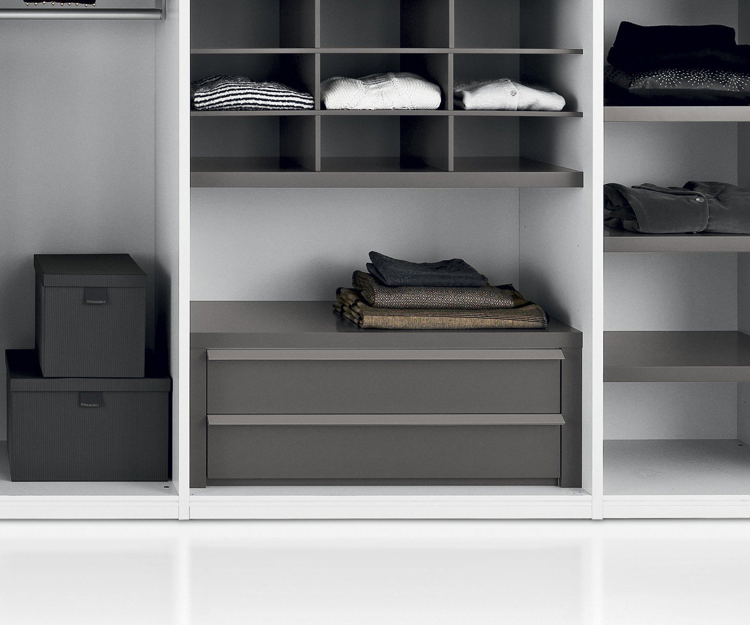 Novamobili Kleiderschrank Zubehör Armadi 2er Schubladen Novamobili Kleiderschrank Zubehör Armadi 2er Schubladen