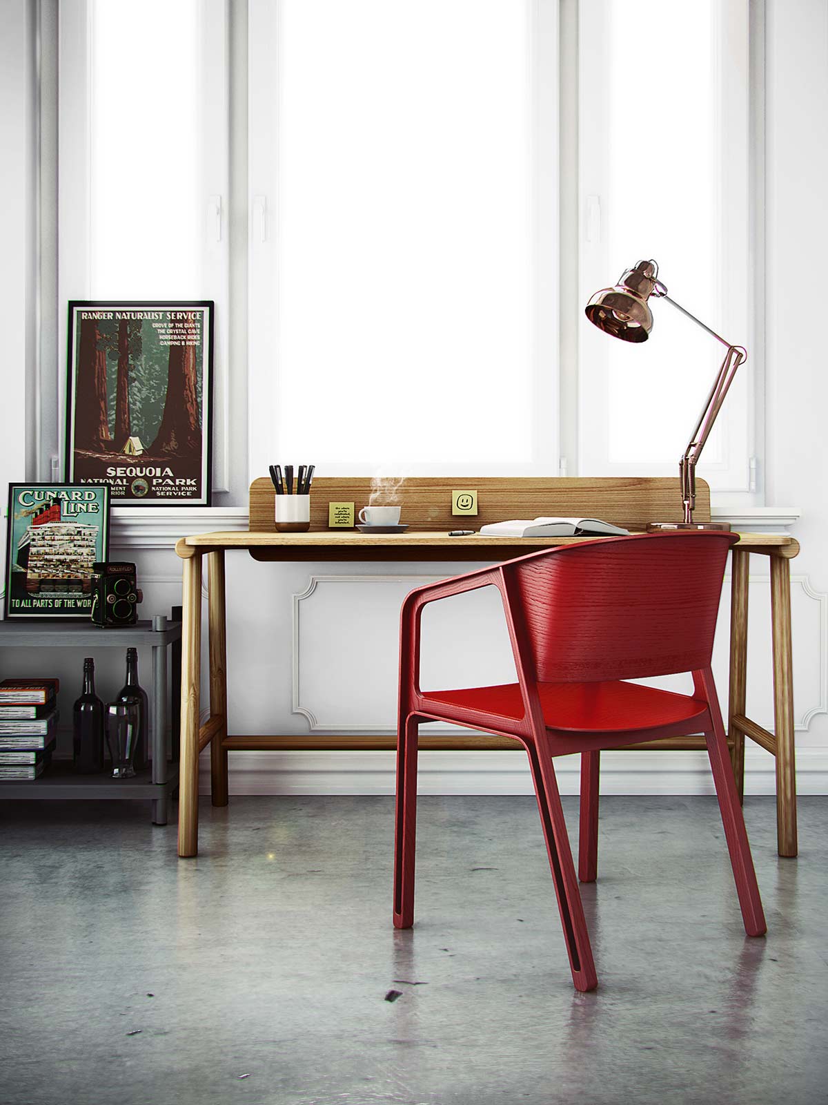 Red Design Office Chair