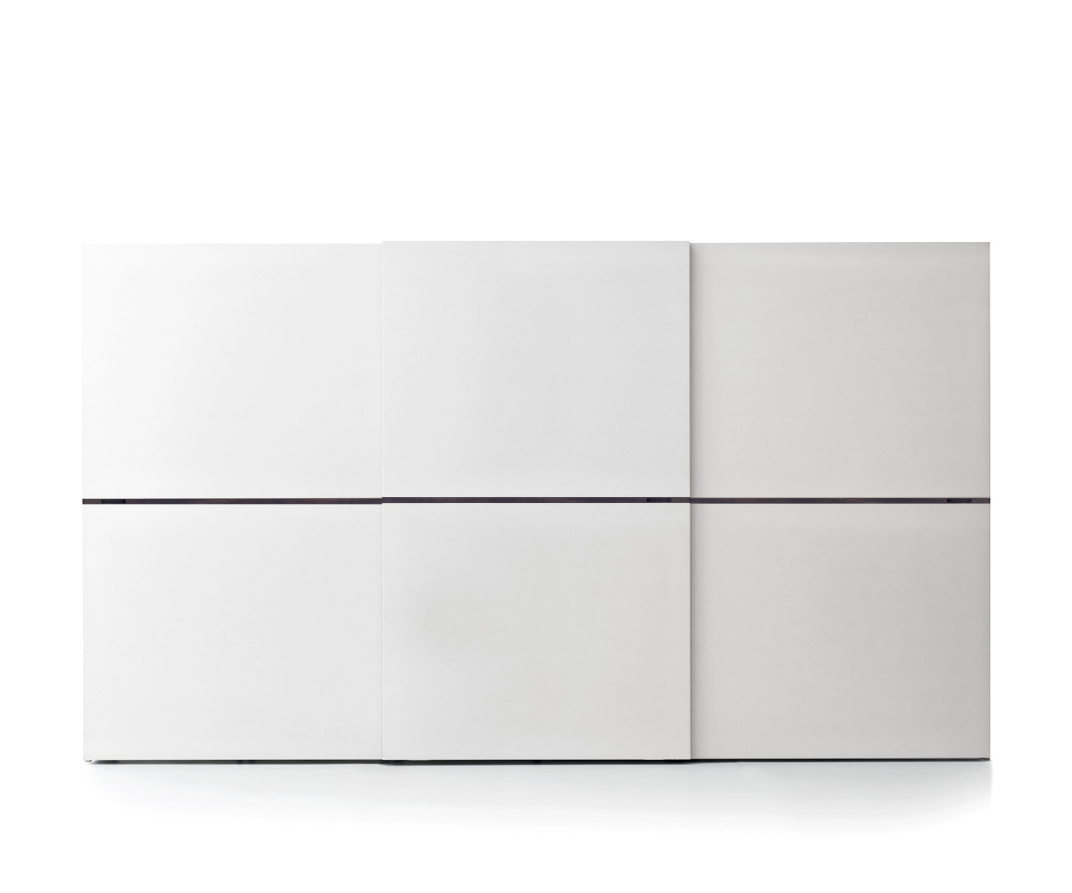 Novamobili Kleiderschrank Middle Weiß Matt mit Miele Griff 4m Novamobili Kleiderschrank Middle Weiß Matt mit Miele Griff 4m