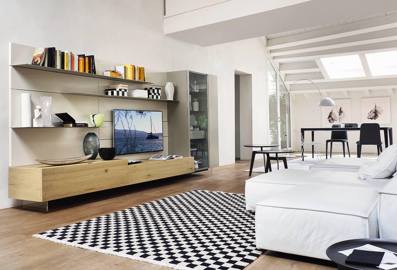 Living room in modern country house style