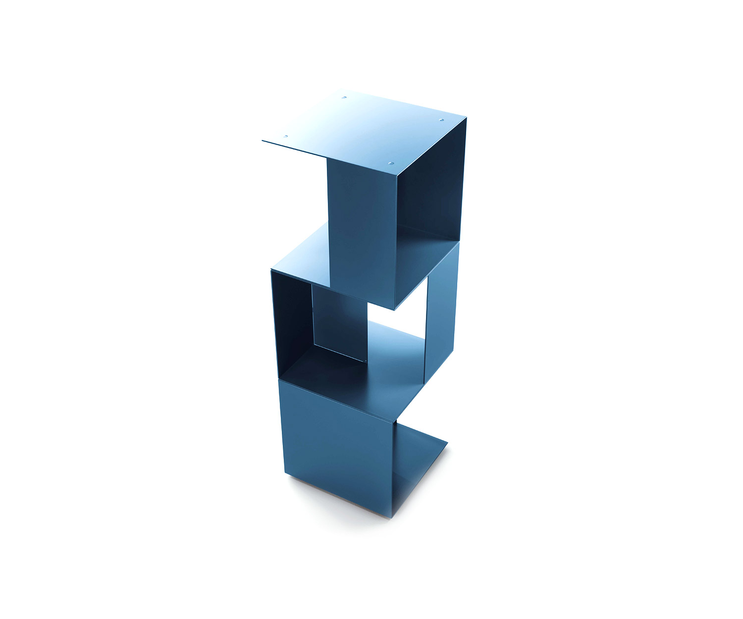Novamobili Standregal Freebook 3 Module Blau Matt