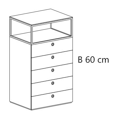 B 60 cm x H 106 cm 