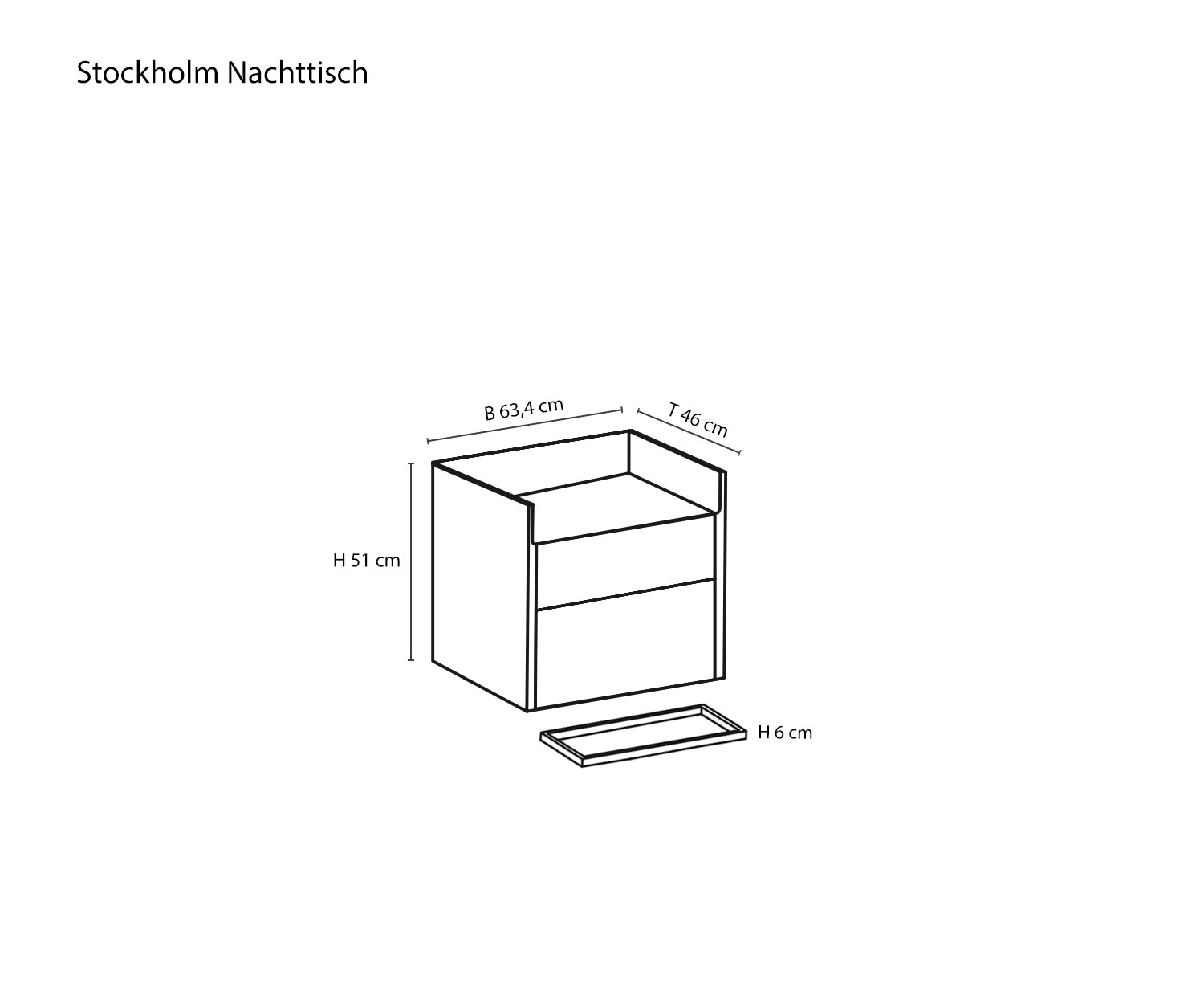 Punt Designer bedside table Stockholm Sketch Variants Sizes Sizes Punt Designer bedside table Stockholm Sketch Variants Sizes Sizes