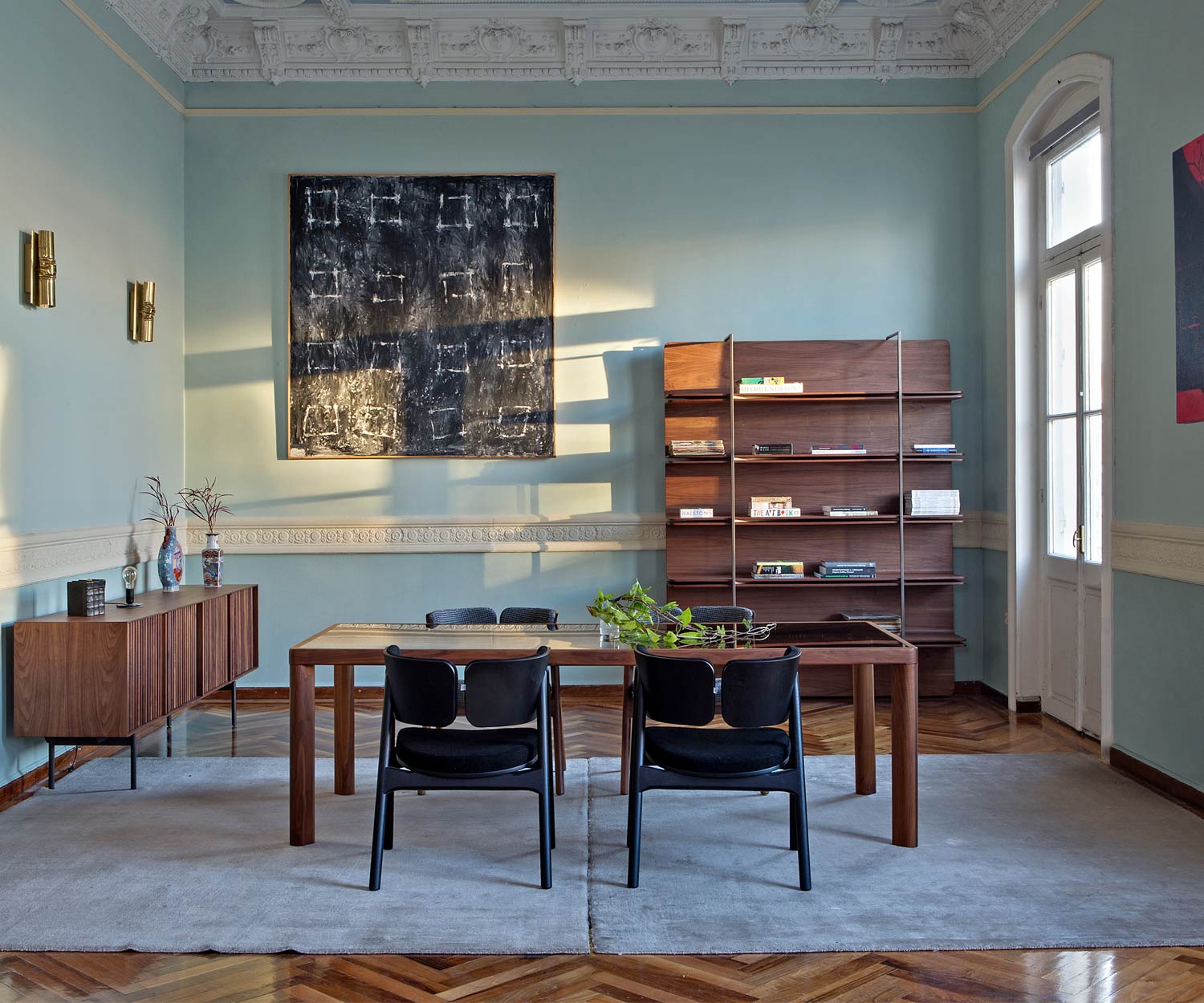 Hochwertiger Design Esstisch al2 ka bera 001 b Ensemble im Esszimmer mit Stühlen