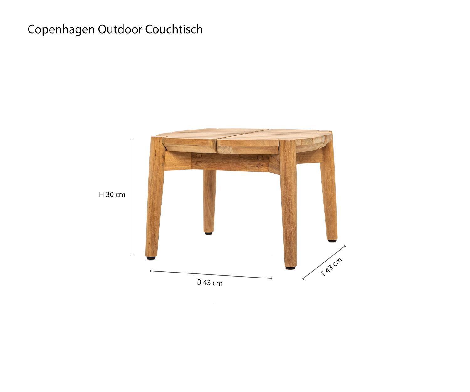 Copenhagen Beistelltisch Terrasse Skizze